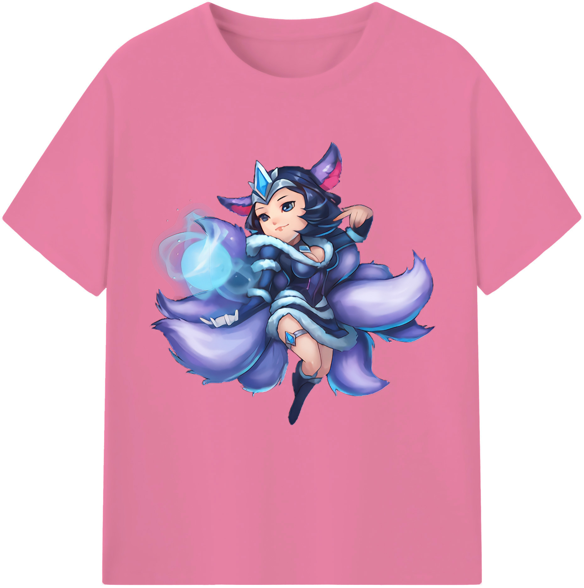 リーグ・オブ・レジェンド League of Legends LOL 綿100％半袖Tシャツ（フロントプリント）